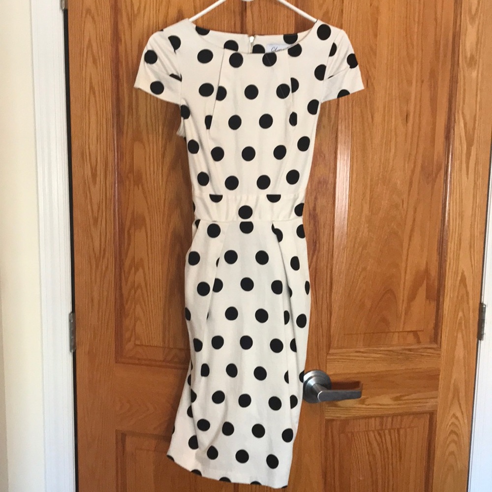 Closet London Polka Dot Dress
